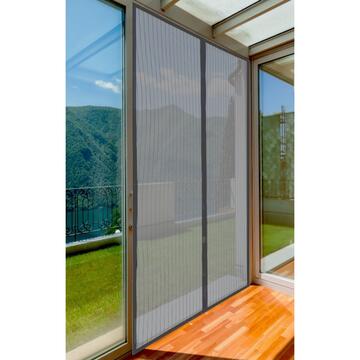 Zanzariera Magnetica Ecco Magnet XL Grigia 150x250 cm Riducibile per Porte