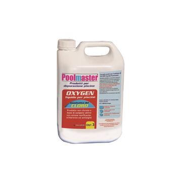 Oxygen Liquido per Piscine Non Clorato Azione Sanificante, Schiarente e Antialghe 3L