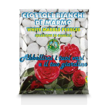 Ciottoli di marmo bianco 10 Lt - Marino fa Mercato