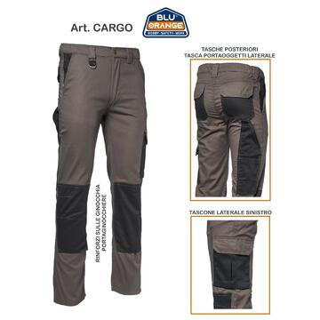 Pantalone tenico cargo M grigio/nero - Marino fa Mercato