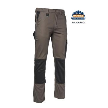 Pantalone tecnico cargo 2XL grigio/nero