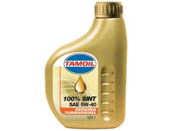 Olio motore Tamoil 100% sintetico 5W40, auto benzina...