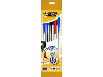 5 Penne Bic cristal assortite - Marino fa Mercato