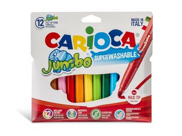 Confezione 12 pennarelli Carioca Jumbo Marino fa Mercato