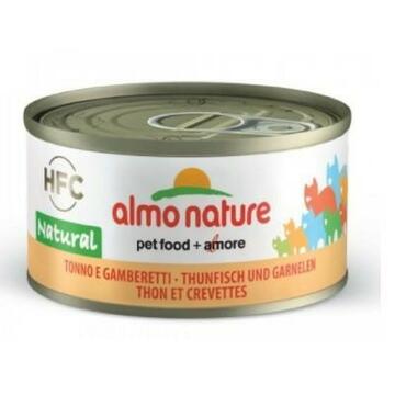 Almo nature 70 gr tonno e gamberetti cibo per gatti - Marino fa Mercato