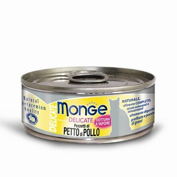 Monge Cat Petto di Pollo Delicato 80gr - Marino fa Mercato