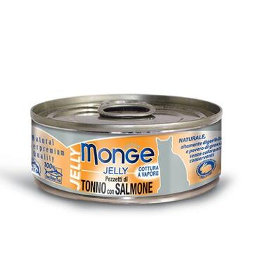 Monge Cat Tonno e Salmone Jelly 80gr Marino fa Mercato