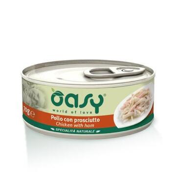 Oasy Cat Pollo e Prosciutto gr70 - Marino fa Mercato