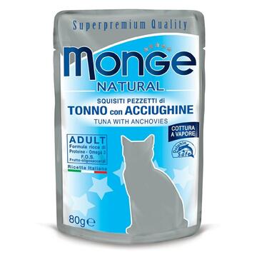 MOnge Cat Buste Tonno e Acciughe gr 80 - Marino fa Mercato