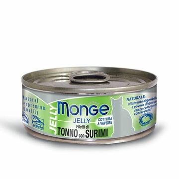 Monge Cat Tonno e Surimi Jelly gr80 - Marino fa Mercato