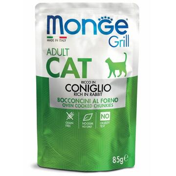 Monge Cat Grill Buste Coniglio gr85