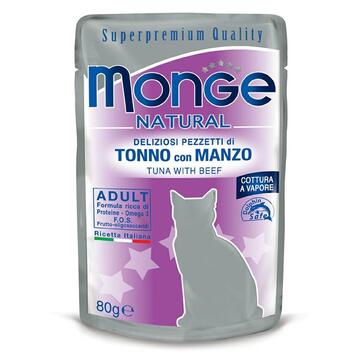 Monge Cat Buste Tonno e Manzo gr80