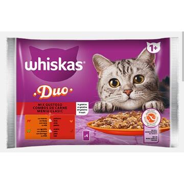 Whiskas Duo Mix Gustoso 4xgr85 Marino fa Mercato