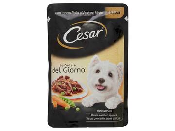 Cesar 100 gr Busta Pollo Salsa cibo per cani - Marino fa Mercato