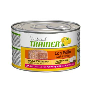 Cibo per cani piccola taglia Natural Trainer pollo 150gr