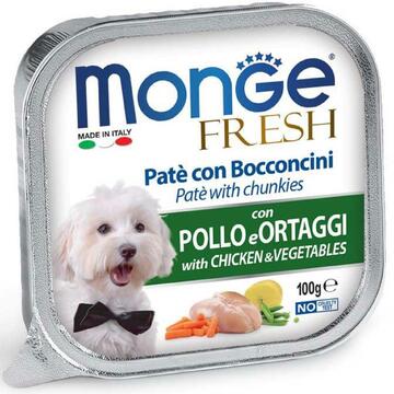 Monge Dog Fresh pollo e Verdure gr100 - Marino fa Mercato