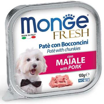 Monge Dog Fresh Maiale gr100 Marino fa Mercato