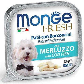 Monge Dog Fresh Merluzzo gr100 Marino fa Mercato