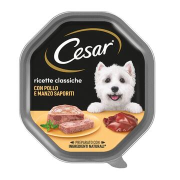 Cesar Ricette Classiche con Pollo e Manzo Saporiti 150 gr Marino fa Mercato