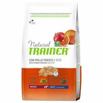 NATURAL TRAINER 3 KG ADULT MEDIUM POLLO  RISO  ALOE - Marino fa Mercato