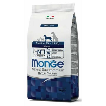 MONGE 3 KG MEDIUM ADULT POLLO - Marino fa Mercato