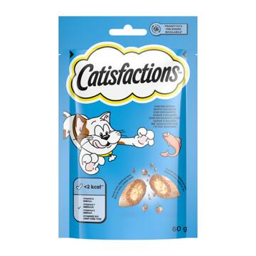 Catisfactions Snack per Gatti al Salmone 60 gr