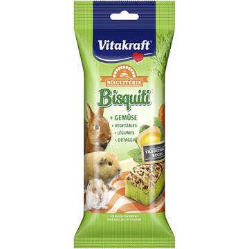 Bisquiti Verdure 4 pezzi 50 gr. cibo per roditori