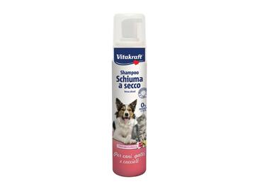 Shampoo schiuma a secco 200 ml. per cani e gatti