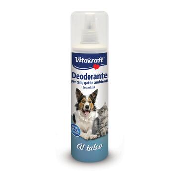 Spray deodorante al talco 250 ml. per cani e gatti