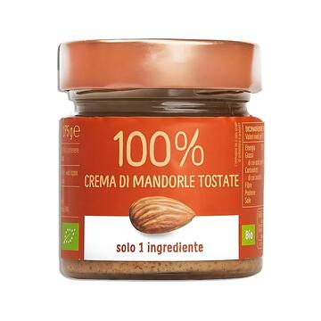 Crema 100% Mandorle Tostate BIO Vegan e Gluten Free...