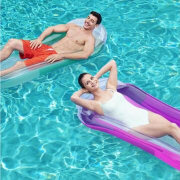 2 materassini gonfiabili Acqua Lounge con cuscinetto Bestway