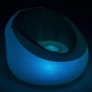 Bestway Pouf Gonfiabile Grande 75086 con Luce LED Integrata... - Marino Fa Mercato