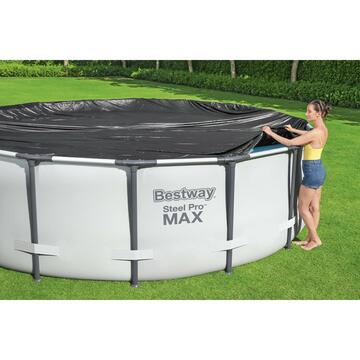 Copertura per piscina fuori terra tonda Steel 305 Bestway - Marino fa Mercato