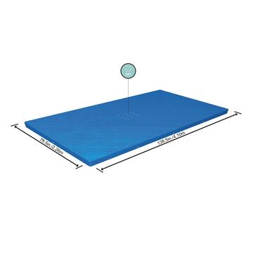 Copertura piscina rettangolare fuoriterra Steel 400x211xh80 - Marino fa Mercato