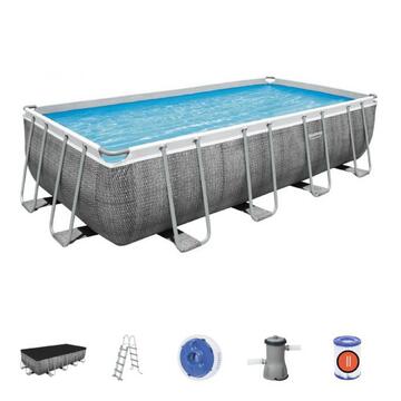Piscina Steel 488X244 H122 Bestway 5996 Marino fa Mercato