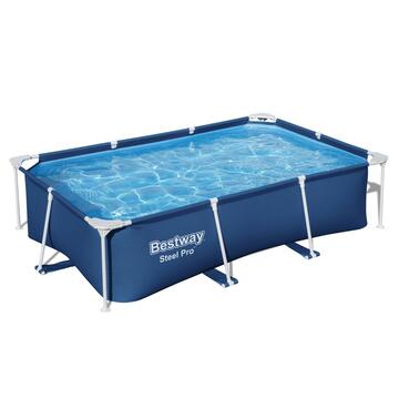 Piscina fuori terra rettangolare da giardino Steel Bestway 259x170x61 Marino fa Mercato