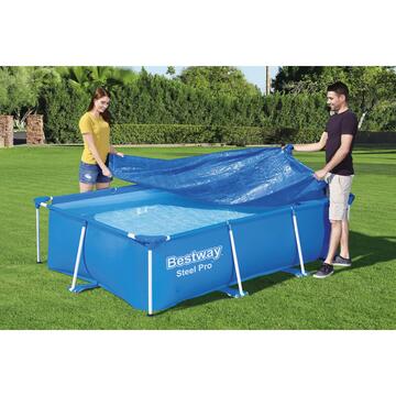 Copertura piscina fuoriterra rettangolare Stell Bestway... - Marino fa Mercato