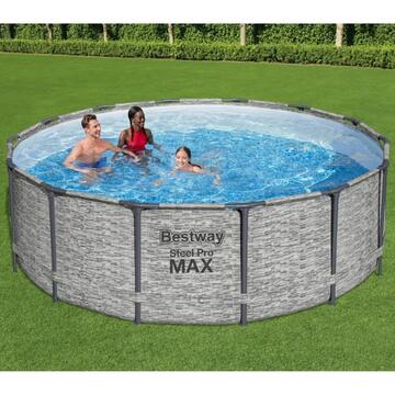 Piscina Steel Max Fuori Terra 427x122 cm Bestway