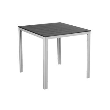 Tavolo da Esterno Quadrato Blow Bianco/Grigio 78x78 Marino Fa Mercato