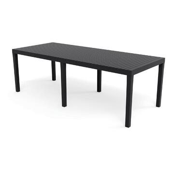 Tavolo da Esterno Allungabile Indo 220 x 90 x 72 cm Antracite