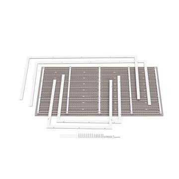 Tavolo da Esterno Rettangolare Blow Bianco/Beige 156x78