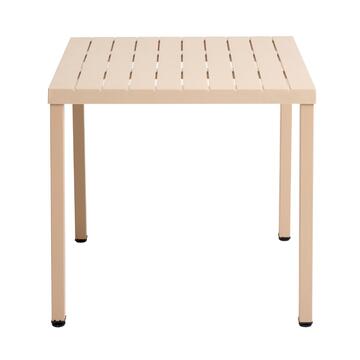 Tavolo Equis Tortora 80x80 h75 cm - in Polipropilene... - Marino Fa Mercato