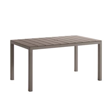 Tavolo da Esterno in Polipropilene Taupe 146x86 cm...