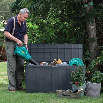 Baule portaoggetti Sherwood da giardino in grafite - Keter