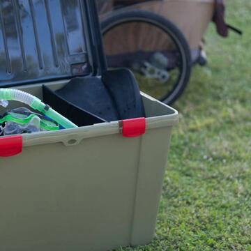 Contenitore Multiuso Verde 120 lt Family Box Camping... - Marino Fa Mercato