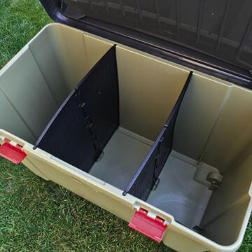 Contenitore Multiuso Verde 120 lt Family Box Camping... - Marino Fa Mercato