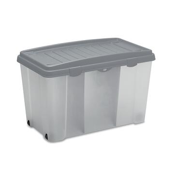 Contenitore Multiuso Trasparente 120 lt Family Box...