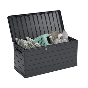 Baule da Esterno Antracite in Polipropilene 118x52... - Marino Fa Mercato