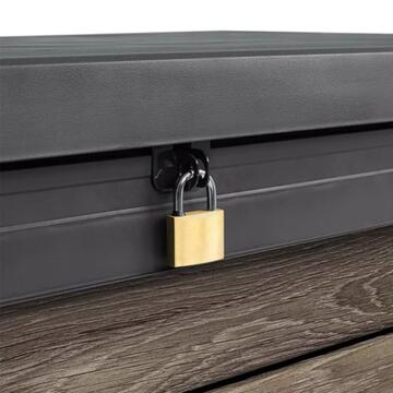 Keter Baule Panchina Box 100G Walnut 380 lt - 122,9x62,1... - Marino Fa Mercato