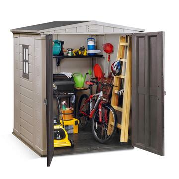 Keter Factor 6x6 Beige - Casetta da Giardino - Con... - Marino fa Mercato